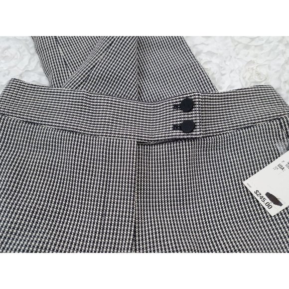 Anne Klein New York $245 Herringbone part silk  dress pant‎ size 2P - Picture 2 of 7
